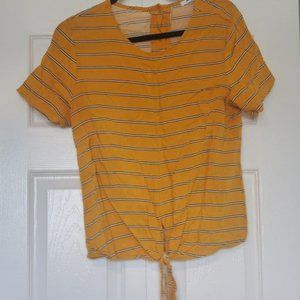 Yellow Stripe Top